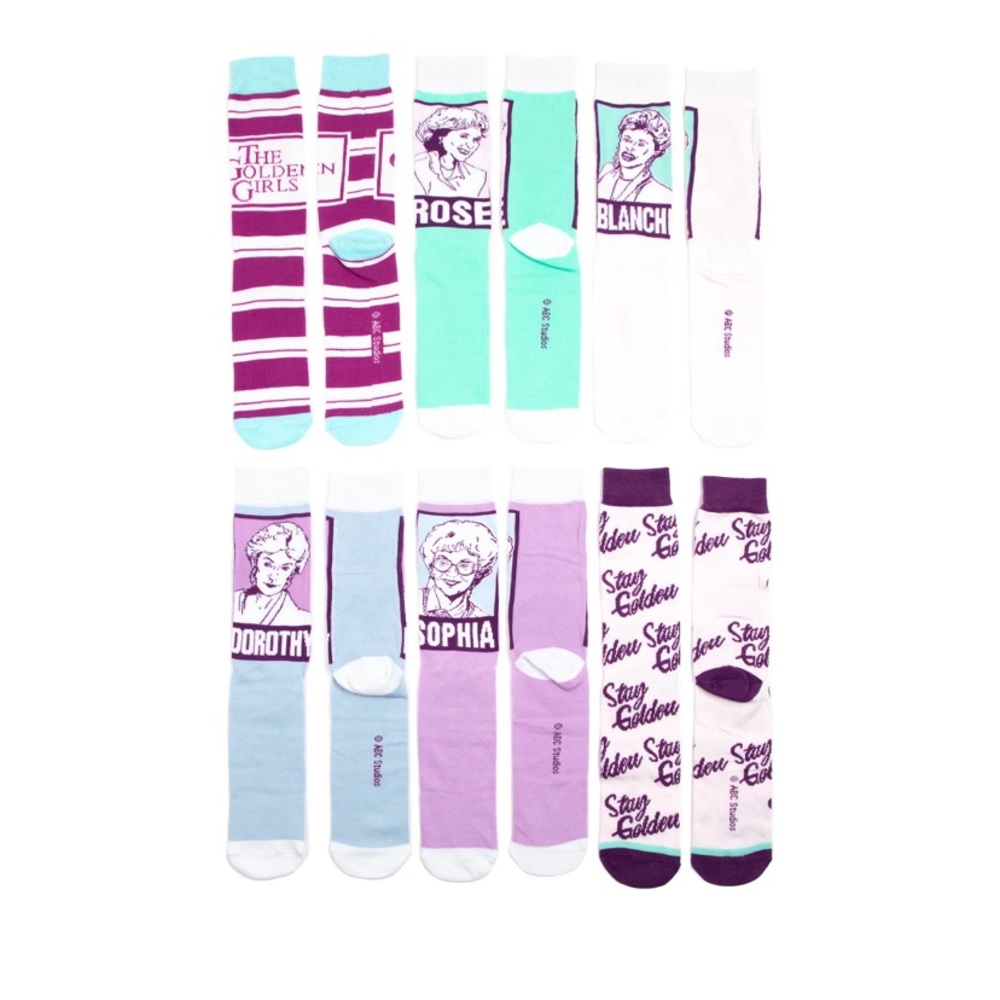 The Golden Girls casual crew socks